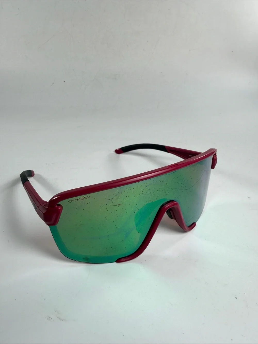 Smith Bobcat ChromaPop Mirror Sunglasses Matte Merlot (Scratched Lenses)